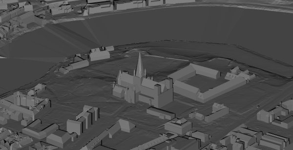 Topology of the city Trondheim in Norway