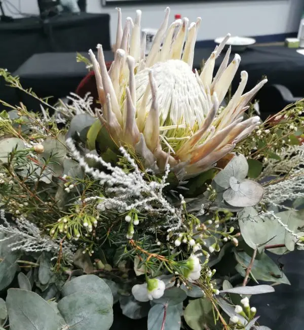 Photo of the flower arrangement from the STAPIL CAD Launch